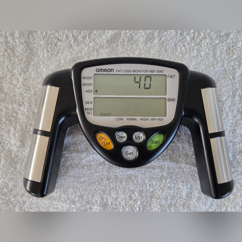 Omron HBF-306C Fat Loss BMI Monitor TESTED AND WORKING